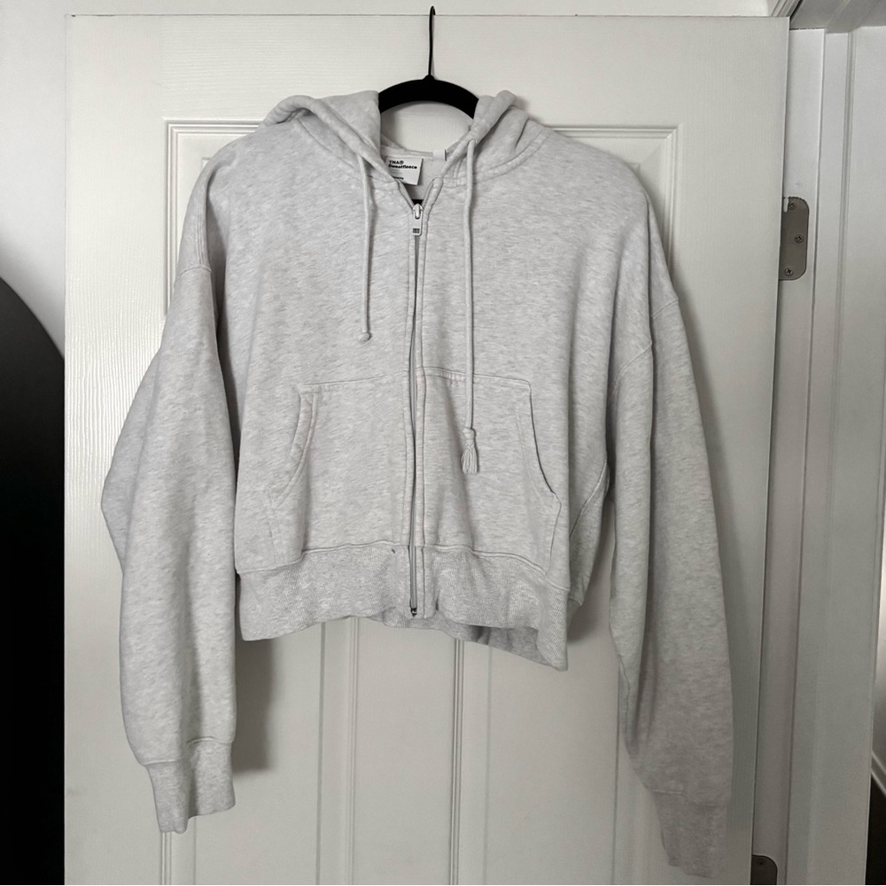 Aritzia Cozy Fleece Boyfriend Boxy Zip Hoodie